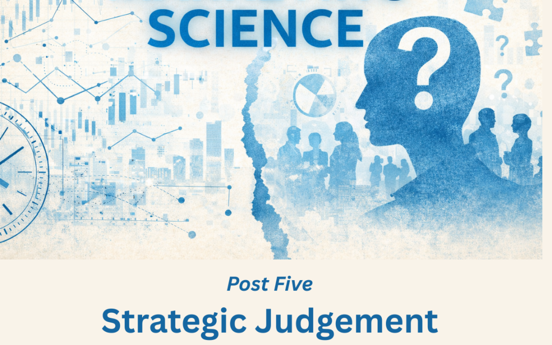 Developing strategic judgement